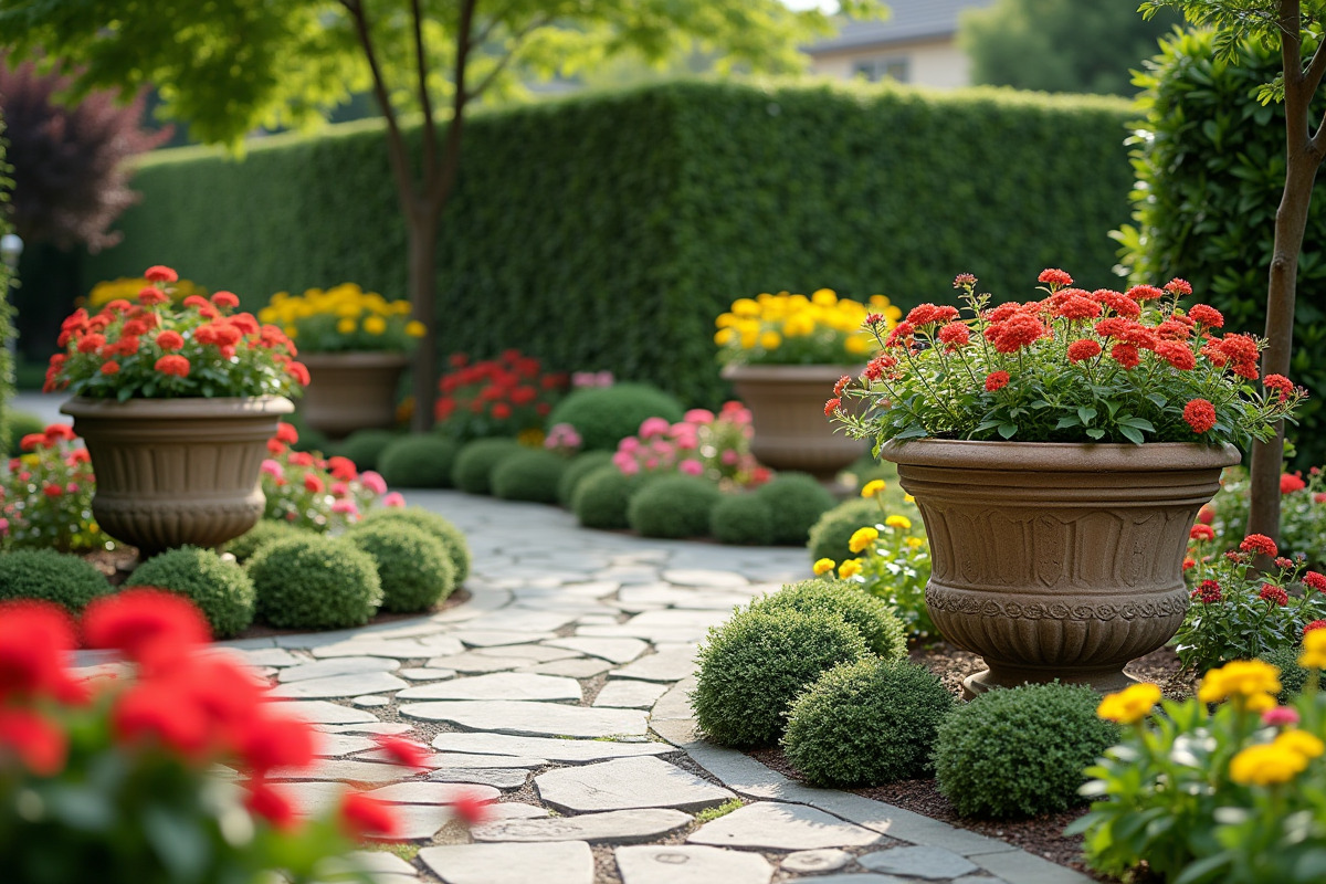 jardinière fleurs